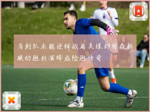 马刺队未能逆转战局美媒却将森林狼的胜利演绎成险胜传奇