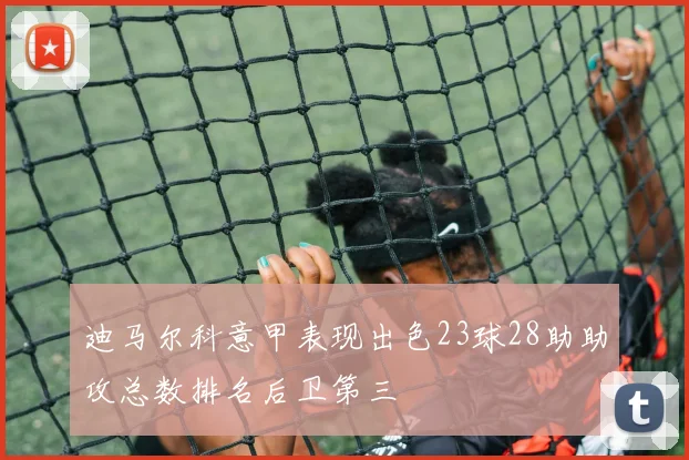 迪马尔科意甲表现出色23球28助助攻总数排名后卫第三