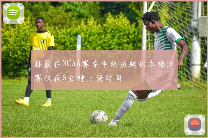 林葳在NCAA赛季中经历起伏本场比赛仅获6分钟上场时间